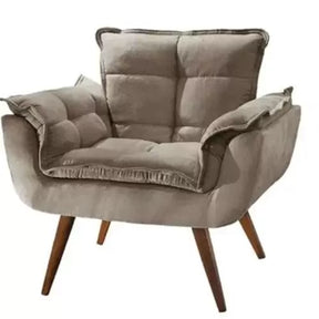 Kit 02 Sillón Opala Decorativo Patas Palito