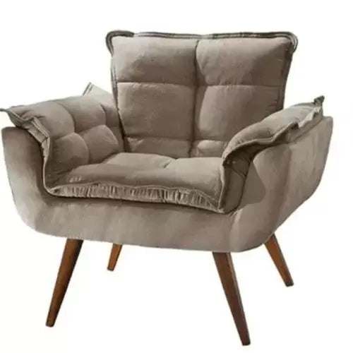 Kit 02 Sillón Opala Decorativo Patas Palito